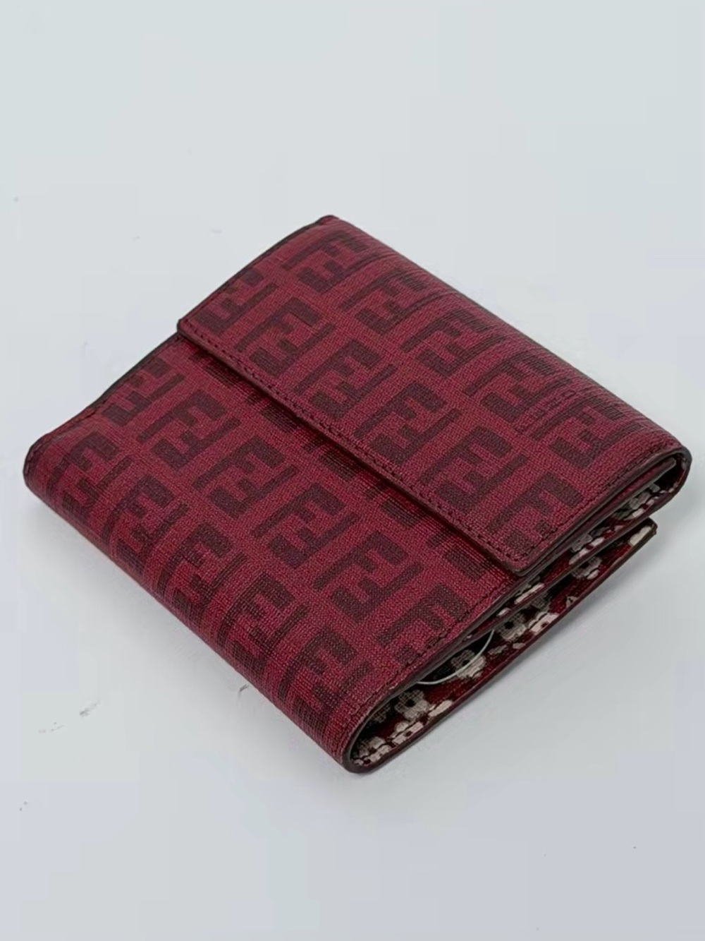 FENDI Compact Wallet Zucchino Monogram - Picture 4 of 14